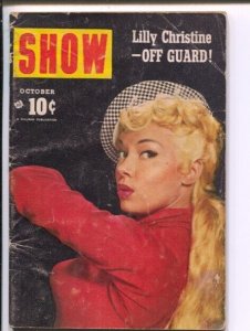 Show  10/ 1954- Hillman-Lilly Christine-Jackie Gleason-cheesecake-exploitatio...