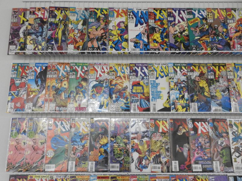 Huge Lot 160+ Comics W/ Unc. X-Men, Inhumans, Spider-Man+ Avg VF+ Condition!