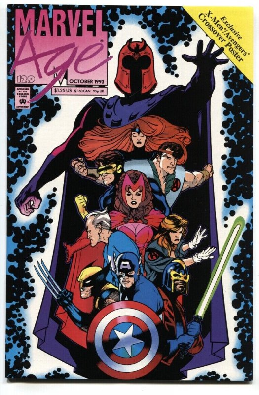 Marvel Age #129-comic book-Adam Hughes cover-1993 
