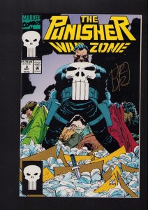 Punisher: War Zone #3 - SIGNED BY JOHN ROMITA JR! (9.0/9.2) 1992
