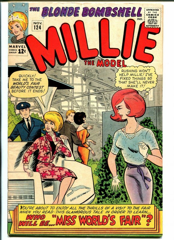 Millie the Model #124 1964-Marvel-NY World's Fair-paper dolls-fashions-VF-