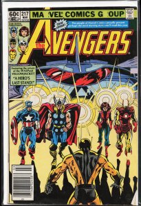 The Avengers #217 (1982) The Avengers