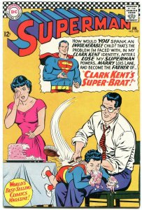 SUPERMAN #192 1967- DC Silver Age- Super-Brat Lois Lane VF