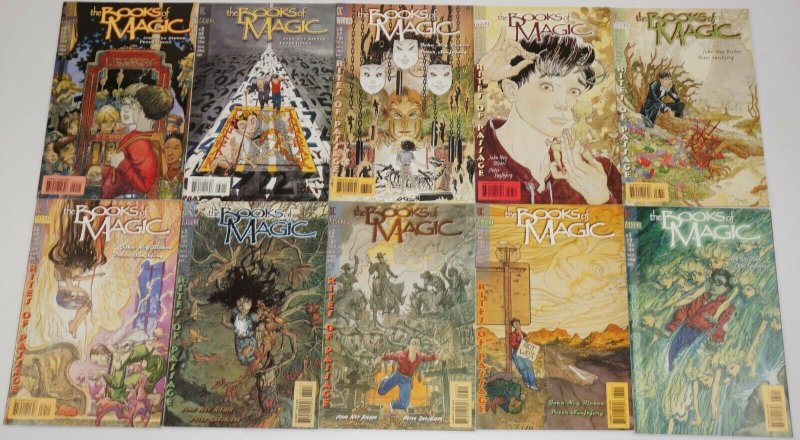 Books of Magic #1-75 VF/NM complete series + (3) annuals + preview - tim hunter