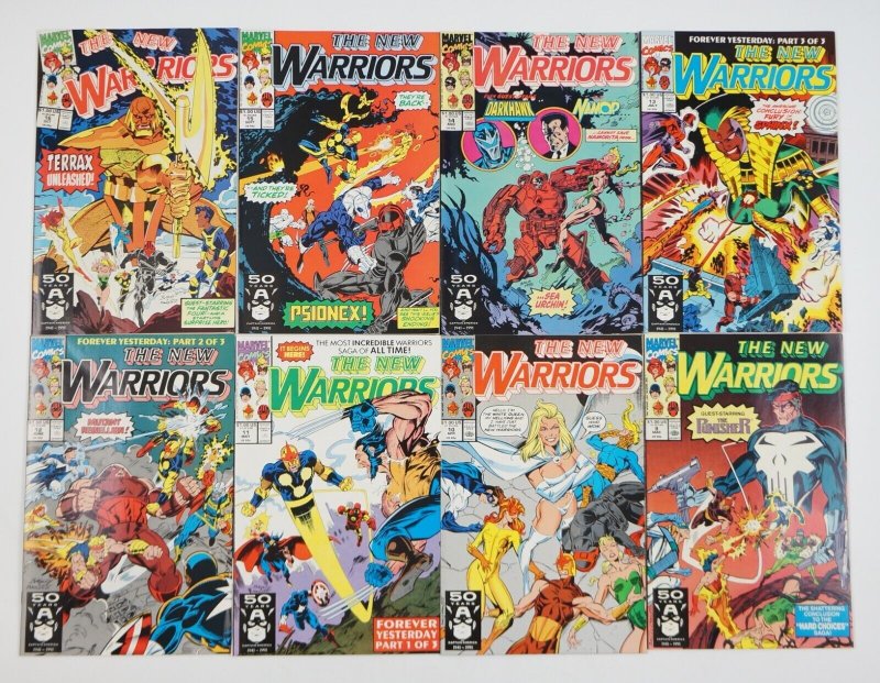 New Warriors #1-75 VF/NM complete series + Annual #1-4 - Night Thrasher Nova set 