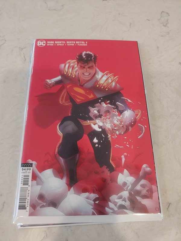 DARK NIGHTS DEATH METAL #4 (2020) 1ST PRINT SUPERBOY PRIME CARD STOCK VARIANT