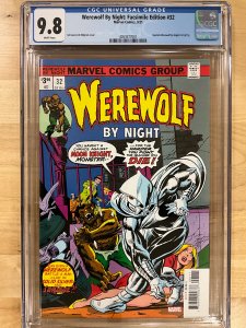 Werewolf By Night #32: Facsimile Edition (2021) CGC 9.8