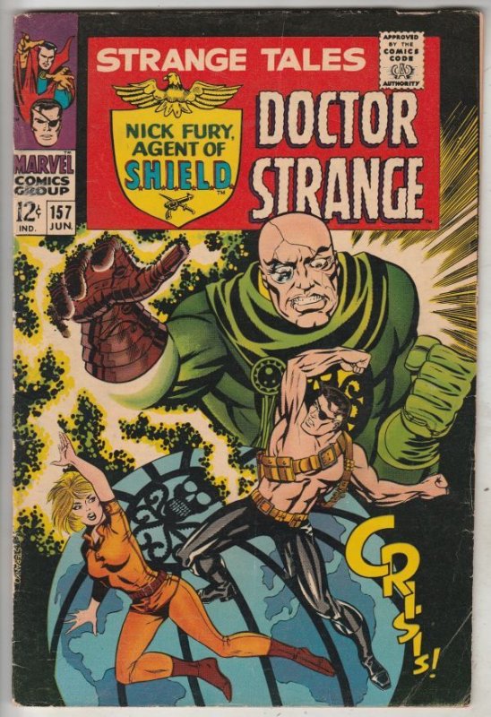 Strange Tales #157 (Jun-67) FN/VF Mid-High-Grade Nick Fury, Dr. Strange