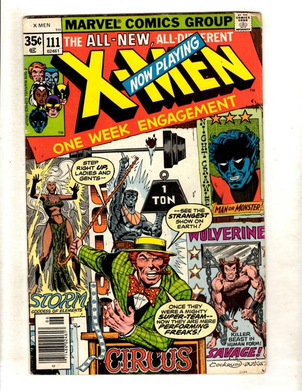 Uncanny X-Men # 111 VG/FN Marvel Comic Book Phoenix Storm Cyclops Wolverine DJ1