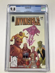 INVINCIBLE 34 CGC 9.8 WHITE PAGES IMAGE 2006