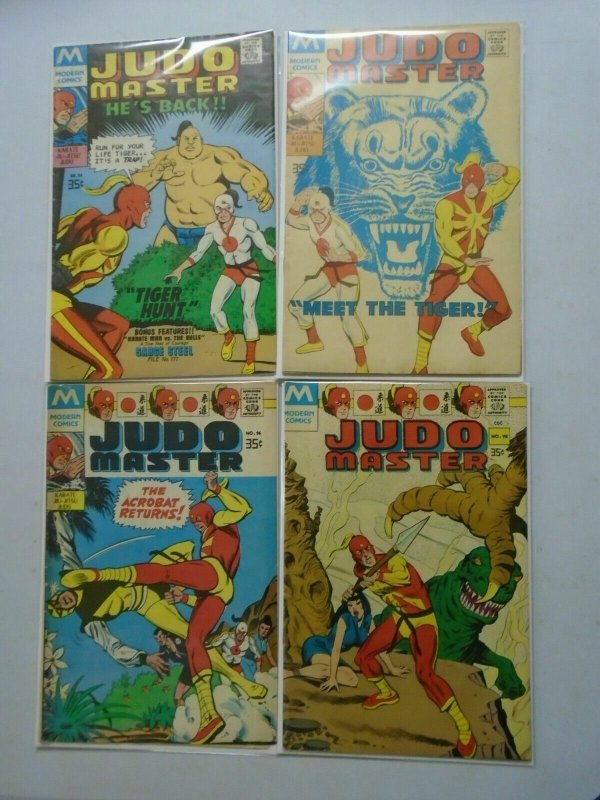Judo Master lot 4 different issues 4.0 VG (1977 Modern Reprints)