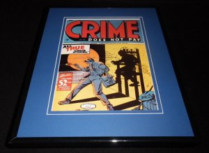 Crime Does Not Pay #42 Framed Cover Photo Poster 11x14 Official RP 