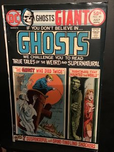 Ghosts #40 (1975) High-grade giant size DC horror key! VF/NM Wow