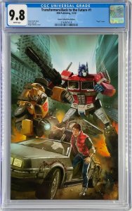 Transformers/Back to the Future #1 | Diego Galindo Variant | CGC 9.8
