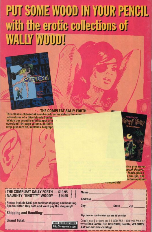 Bondage Gallery #2 (1999)Adult Eros Comix Grade FN 6.0