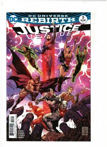 Justice League #3 NM- 9.2 DC Rebirth 2016 Superman & Batman, Tony Daniel Cover