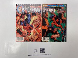 2 MARVEL comic book Peter Parker: Spider-Man #30 Annual 1998 3 KM9