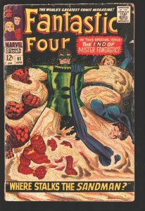 Fantastic Four #61 1967-Marvel--Sandman appears-Jack Kirby & Joe Sinnott art-FR