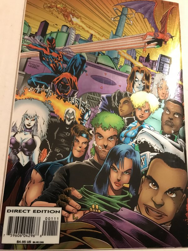 2099 A.D. Genesis #1 : Marvel 1996 NM; beautiful FOIL WRAP AROUND COVER