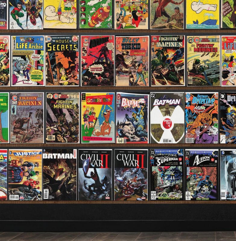 Huge Lot 150+ Comics with Batman, Detective Comics, X-Force & More!