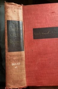 The gathering storm, Churchill, 1948,Ex-library