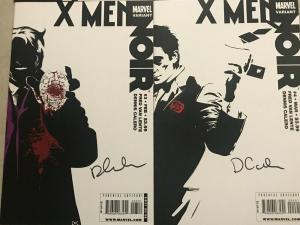 X-MEN NOIR#1-4 NM LOT 2009 VARIANT EDITION SIGNED BY DENNIS CALERO MARVEL COMICS