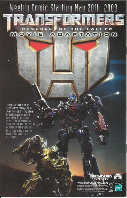 G.I. Joe Movie Prequel #3 (2009) - NM