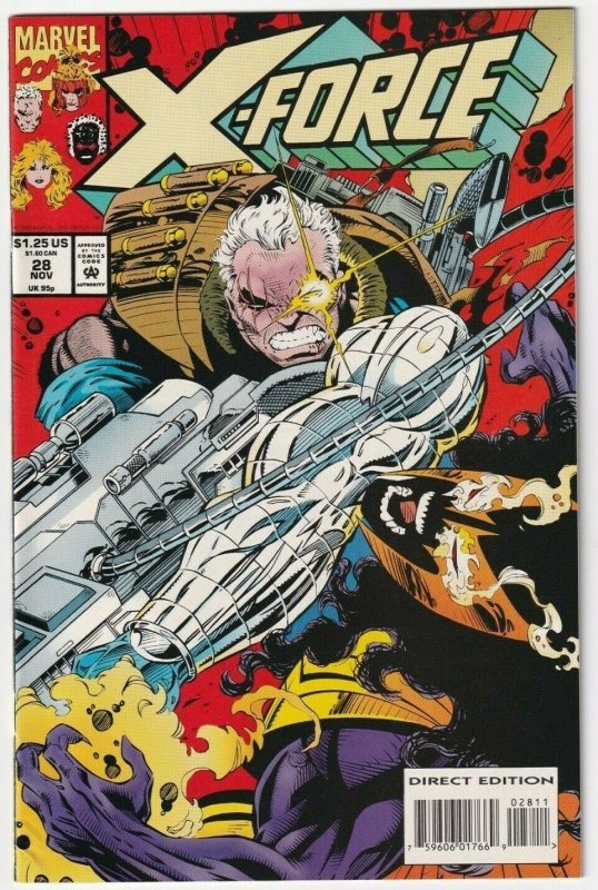 X-Force #28 November 1993 Marvel Comics