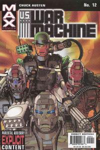 U.S. War Machine #12 FN ; Marvel | MAX Chuck Austen Last Issue
