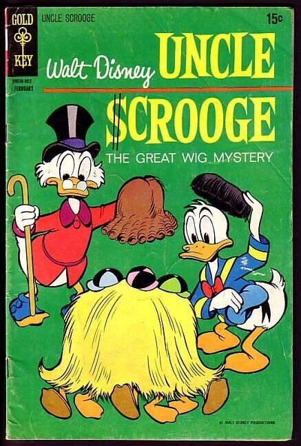 UNCLE SCROOGE #85-CARL BARKS ART-WEIRD WIGS! VG