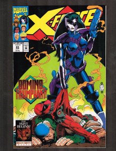 X-Force #23 ~ Domino Triumphant 1st Domino and Deadpool App ~ 1993 (9.2OB) WH