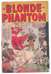 Blonde Phantom Comics #21 (1949) Blonde Phantom