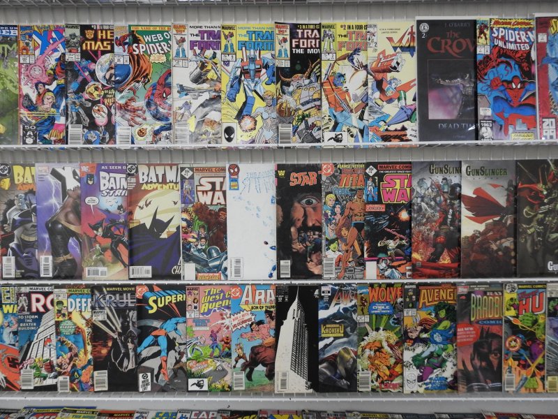 Huge Lot 180+ Comics W/ Spider-Man, Transformers, Spawn, +More! Avg FN/VF Cond!