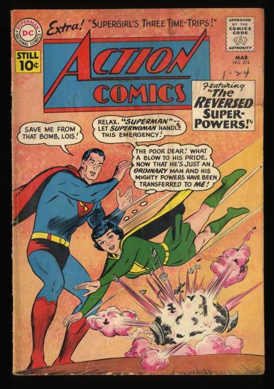 Action Comics #274 VG- 3.5 DC Superman