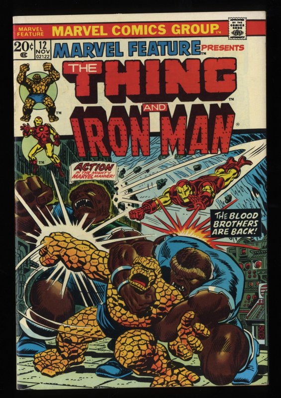 Marvel Feature #12 VF+ 8.5 Comics Thing Iron Man!