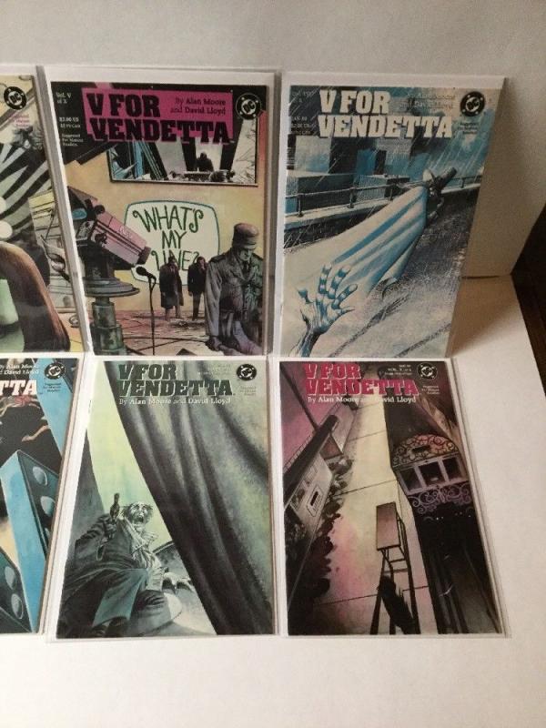 V For Vendetta 1 5 7 8 9 10 Lot Nm Near Mint