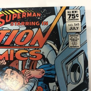Action Comics (1983) # 545 (VF) Canadian Price Variant • CPV • Marv Wolfman