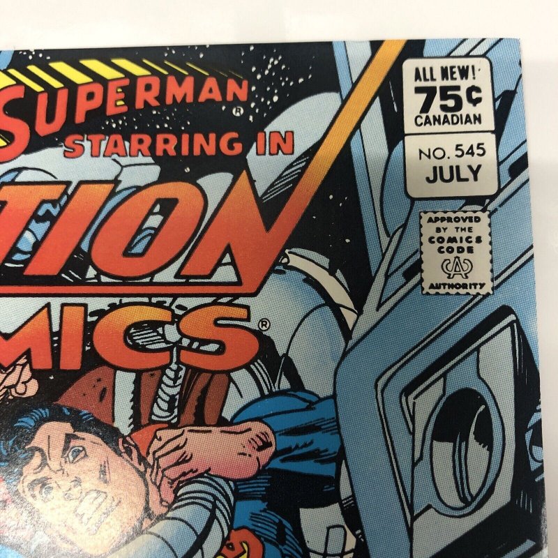 Action Comics (1983) # 545 (VF) Canadian Price Variant • CPV • Marv Wolfman