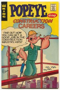 Popeye #5 1972- Construction Careers- VF