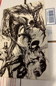 Deadpool: Back In Black #5 Tyler Kirk ham Sketch (2016) light crease on cover