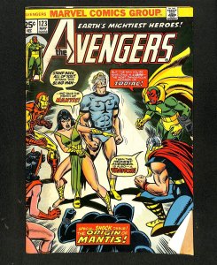 Avengers #123 Origin of Mantis!