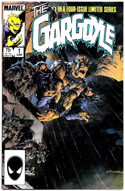 THE GARGOYLE #1 - 4 (1985) 7.0 FN/VF JM DeMatteis Mark Badger. Full mini-series!