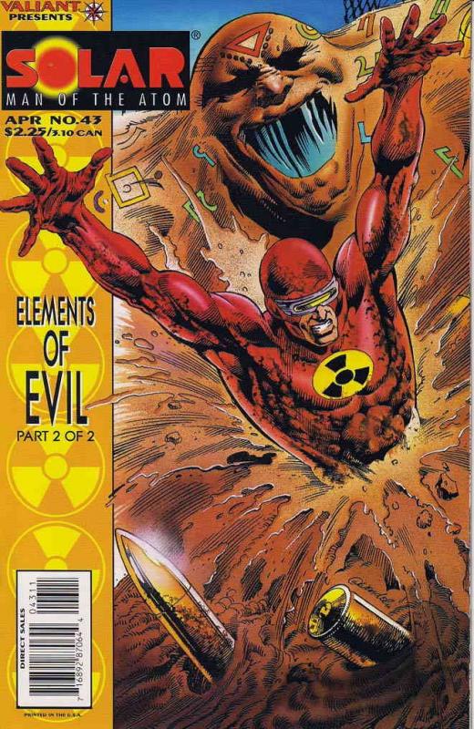 Solar, Man of the Atom #43 VF/NM ; Valiant