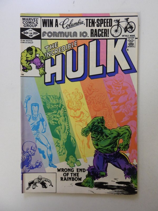 The Incredible Hulk #267 (1982) VF condition