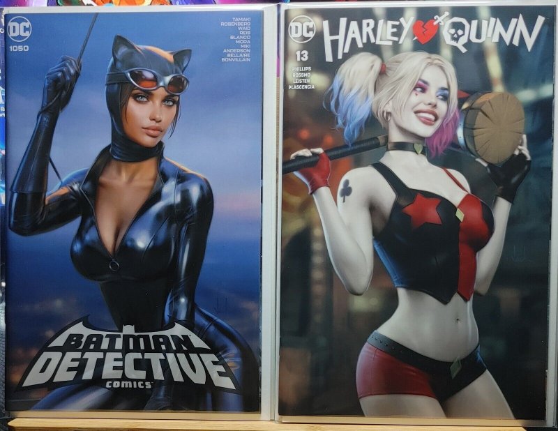 Detective Comics 1050 & Harley Quinn 13 Will Jack Trade Super Set (2022) {NM}