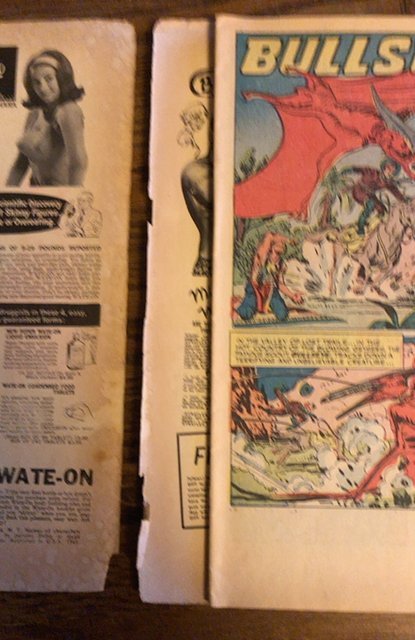 Blazing Sixguns #12 (1964)Split detached cover