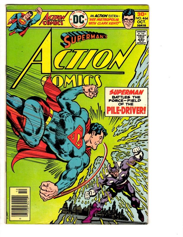 3 Action Comics DC Comic Books # 463 464 465 Superman Superboy Lex Luthor WM4