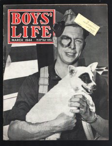 Boys' Life 3/1944-Coca-Cola back cover ad by Dean Cornwell-WWII era  issue-Ca...