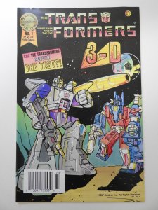 Transformers in 3-D #25 (1987) No Glasses Sharp VF+ Condition!