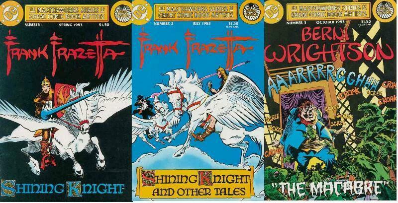 MASTERWORKS SERIES (1983) 1-3  Frazetta, Wrightson